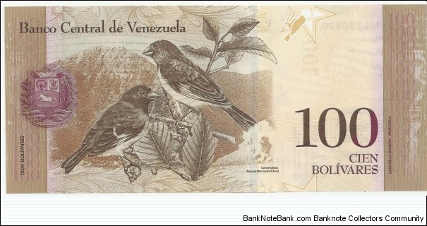 Banknote from Venezuela year 2013