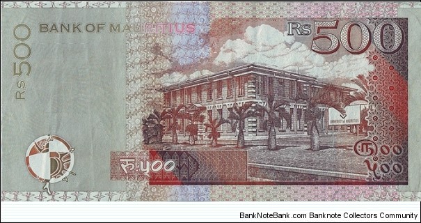 Banknote from Mauritius year 1999