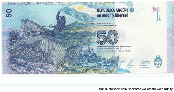 Banknote from Argentina year 2015