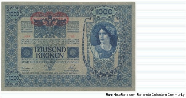 Banknote from Austria year 1902