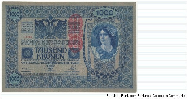 Banknote from Austria year 1902