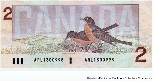 Banknote from Canada year 1986