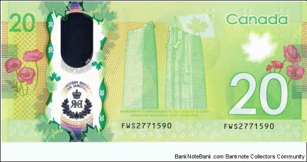 Banknote from Canada year 2015