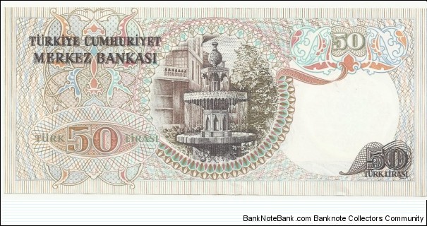 Banknote from Turkey year 1976