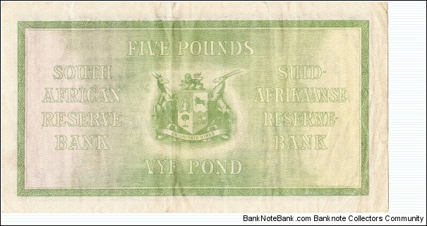 Banknote from South Africa year 1947