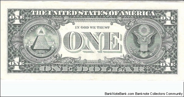 Banknote from USA year 2001