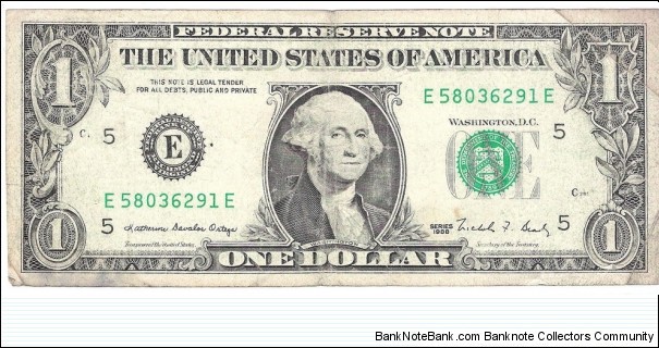 1 Dollar(Richmond/Virginia 1988) Banknote