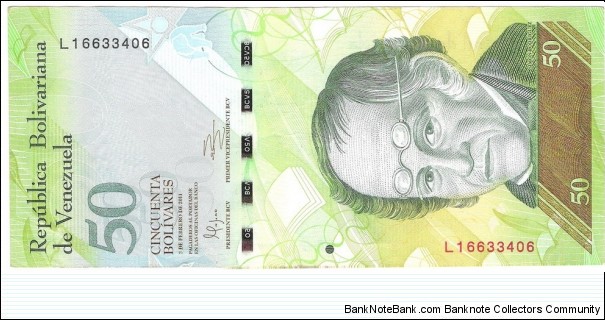 50 Bolivares Banknote