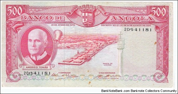 500 Escudos Banknote