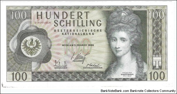 100 Schilling(2 Auflage 1981) Banknote