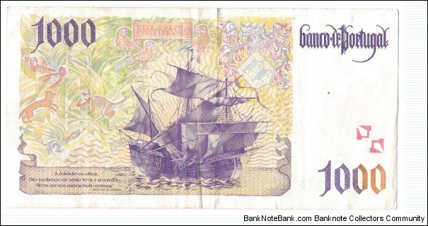 Banknote from Portugal year 2000