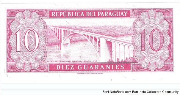 Banknote from Paraguay year 1952