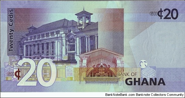 Banknote from Ghana year 2007