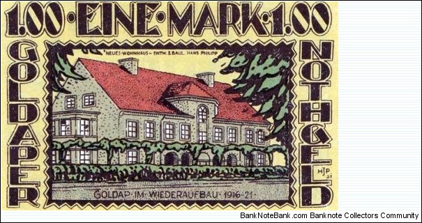 Banknote from Germany year 1921