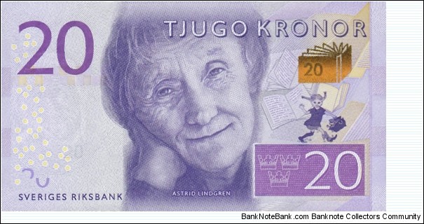 Sweden PNew (20 kronor 2015)  Banknote
