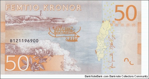 Banknote from Sweden year 2015