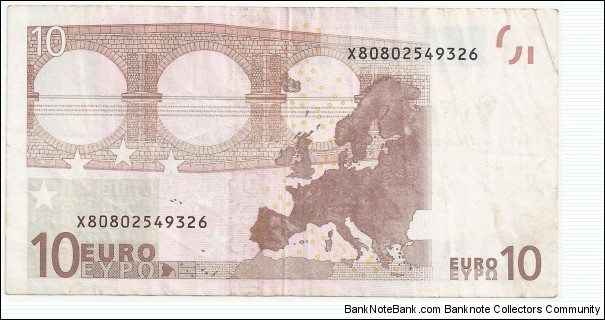 Banknote from France year 2002