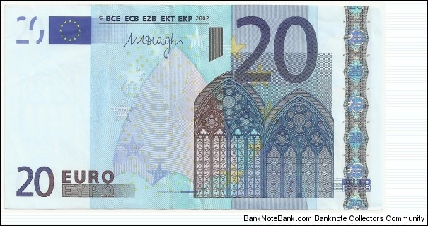 EuropaUnion 20 Euro 2002 Banknote