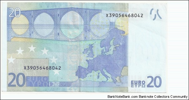 Banknote from France year 2002