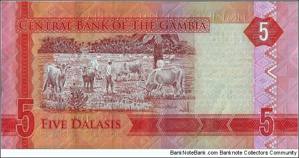 Banknote from Gambia year 0