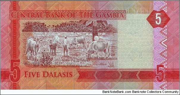 Banknote from Gambia year 0