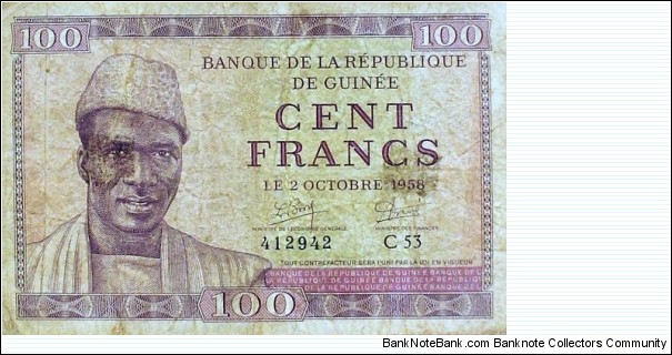 100 Francs  Banknote