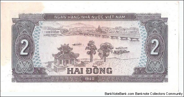 Banknote from Vietnam year 1980