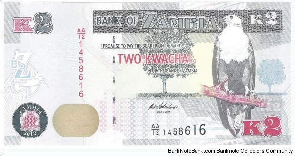 2 Kwacha Banknote