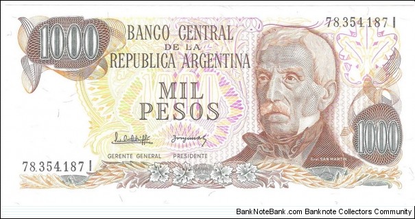 1000 Pesos Banknote