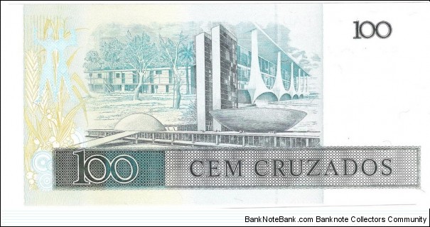 Banknote from Brazil year 1987