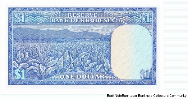 Banknote from Rhodesia year 1979