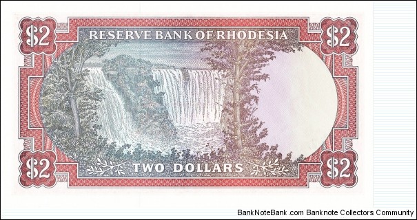 Banknote from Rhodesia year 1979