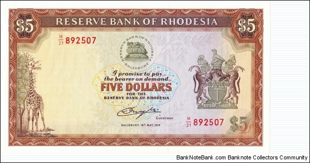 5 dollars Banknote