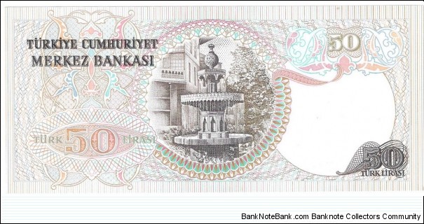 Banknote from Turkey year 1970