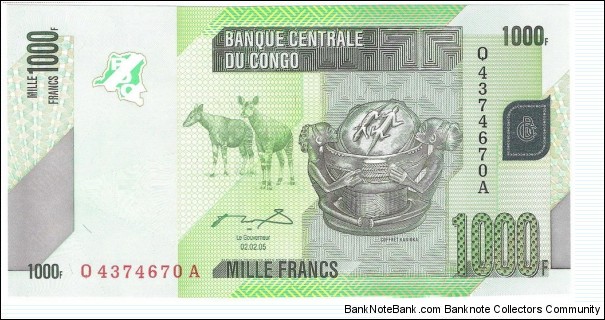 1000 Francs Banknote