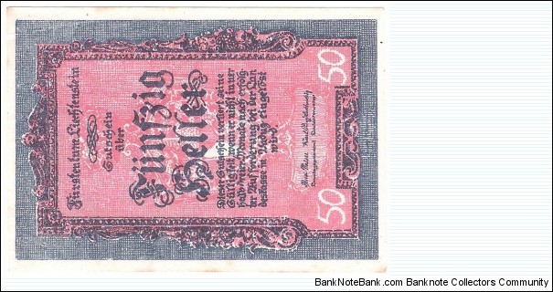 50 Heller Banknote