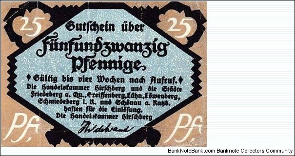 25 Pf. Notgeld Banknote