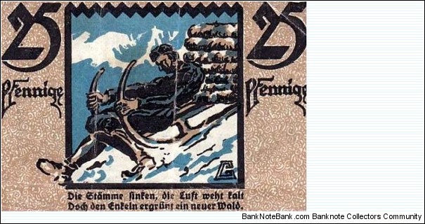 Banknote from Germany year 1920