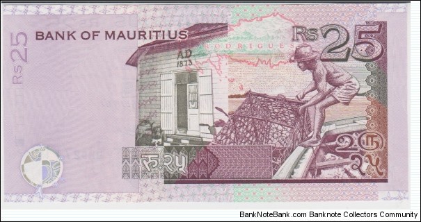 Banknote from Mauritius year 2006