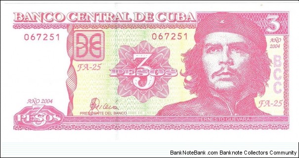 3 Pesos(2004) Banknote