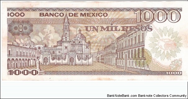 Banknote from Mexico year 1984