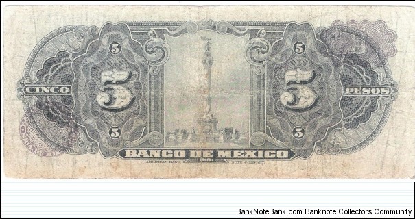 Banknote from Mexico year 1969