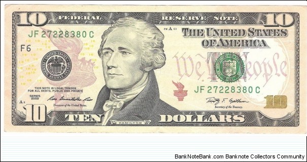 10 Dollars(2009) Banknote