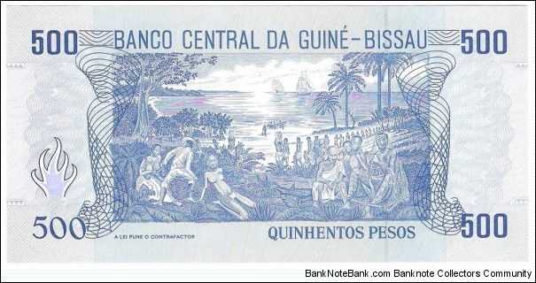 Banknote from Guinea-Bissau year 1990