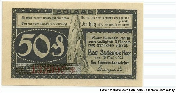 Banknote from Germany year 1921