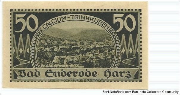 Germany Notgeld-Solbad Serie-f 1921 Banknote