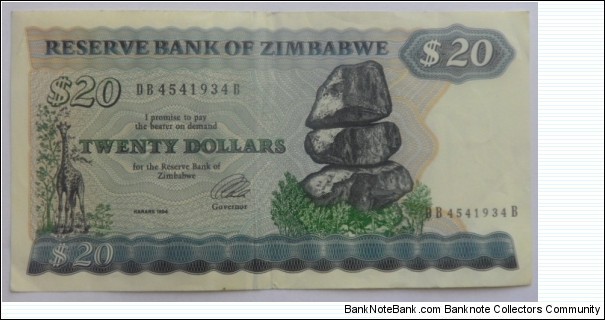 20 Dollar Banknote