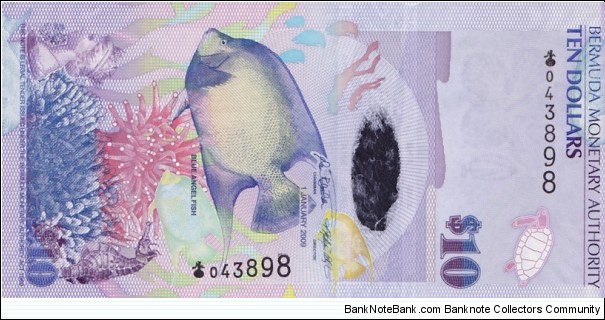 Bermuda P59 (10 dollars 2009) Banknote