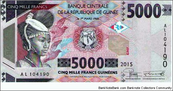 5000 Francs Banknote