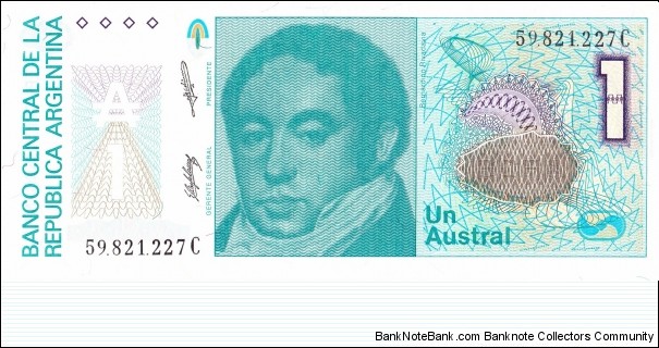 1 austral Banknote